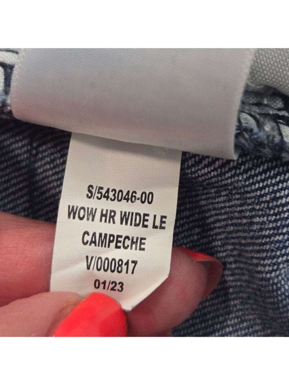 Old Navy Wow Wide-Leg High-Waisted Jeans Size 2 Women's Hippie Boho - Picture 11 of 11